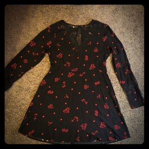 Express Floral Lace Dress